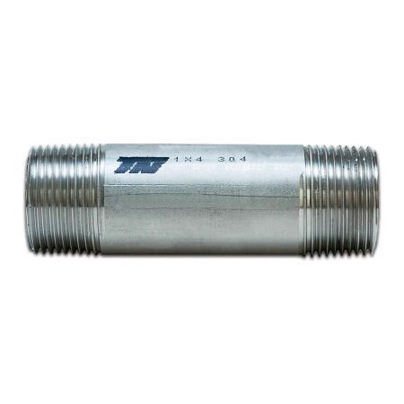Trenton Pipe Nipple Co. Llc Trenton Pipe 2-1/2" x 7" Welded Pipe Nipple, Schedule 40, 304 Stainless Steel 1U224X0070RR